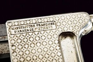 Pistola da palmo Mitrailleuse  - Asta Rare Armi Antiche e Militaria da tutto il mondo - Associazione Nazionale - Case d'Asta italiane