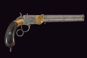 Rara pistola a leva Venditti  - Asta Rare Armi Antiche e Militaria da tutto il mondo - Associazione Nazionale - Case d'Asta italiane