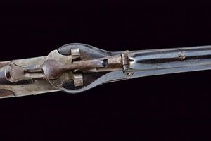 Rara pistola Collette a gravit� in cassetta  - Asta Rare Armi Antiche e Militaria da tutto il mondo - Associazione Nazionale - Case d'Asta italiane