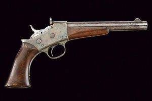 Pistola Remington 1871 Army Rolling Block  - Asta Rare Armi Antiche e Militaria da tutto il mondo - Associazione Nazionale - Case d'Asta italiane