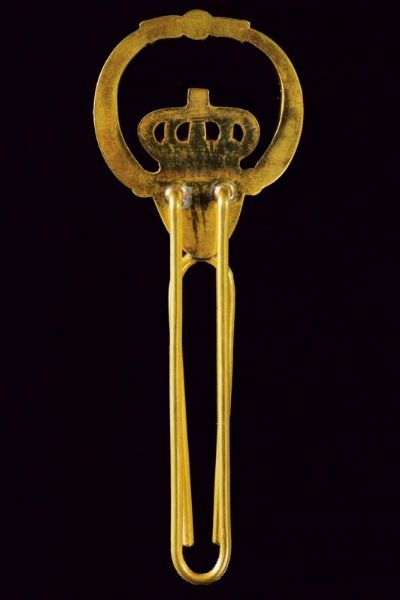 Chiave da Ciambellano con monogramma F  - Asta Medaglie, Decorazioni e Ordini - Associazione Nazionale - Case d'Asta italiane