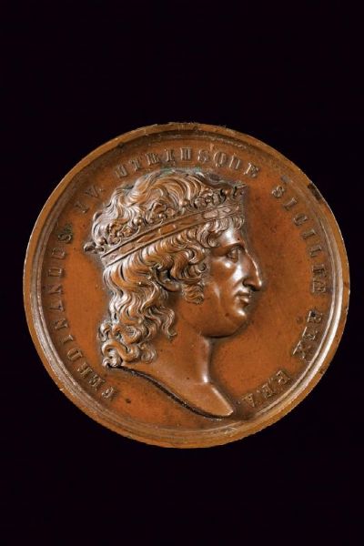 Ferdinando IV di Borbone (1759-1816)  - Asta Medaglie, Decorazioni e Ordini - Associazione Nazionale - Case d'Asta italiane