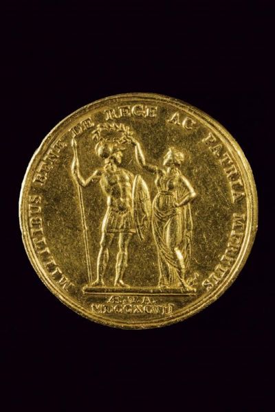 Ferdinando IV di Borbone (1759-1816)  - Asta Medaglie, Decorazioni e Ordini - Associazione Nazionale - Case d'Asta italiane