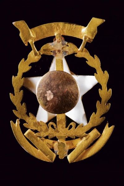 Spilla in oro della Polizia  - Asta Medaglie, Decorazioni e Ordini - Associazione Nazionale - Case d'Asta italiane