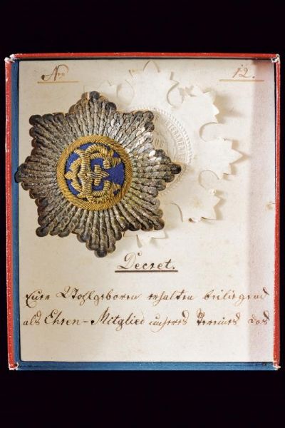 Raro distintivo da veterano  - Asta Medaglie, Decorazioni e Ordini - Associazione Nazionale - Case d'Asta italiane