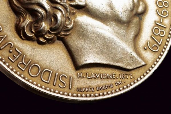 Lotto di due medaglie in argento donate al tenore Francesco Tamagno  - Asta Medaglie, Decorazioni e Ordini - Associazione Nazionale - Case d'Asta italiane