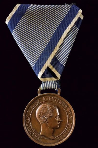 Francesco V d'Austria-Este (1846-1859)  - Asta Medaglie, Decorazioni e Ordini - Associazione Nazionale - Case d'Asta italiane