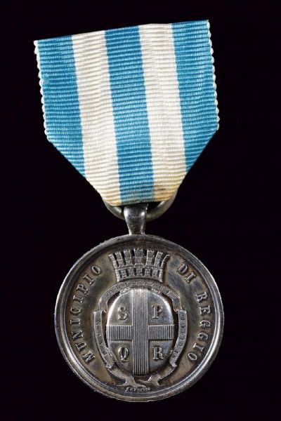 Medaglia in argento  - Asta Medaglie, Decorazioni e Ordini - Associazione Nazionale - Case d'Asta italiane
