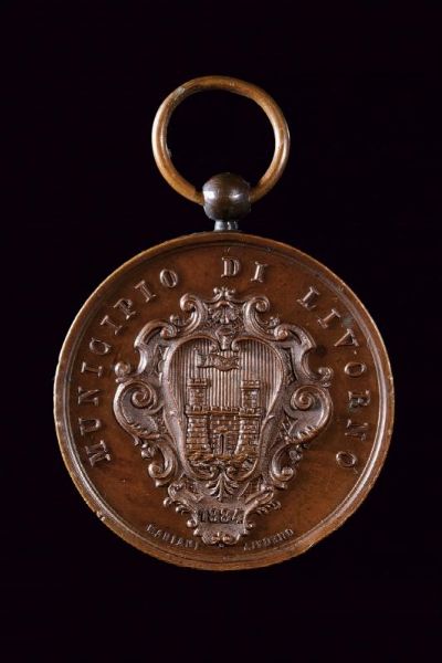 Municipio di Livorno  - Asta Medaglie, Decorazioni e Ordini - Associazione Nazionale - Case d'Asta italiane