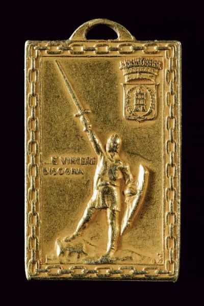 Medaglia d'oro  - Asta Medaglie, Decorazioni e Ordini - Associazione Nazionale - Case d'Asta italiane
