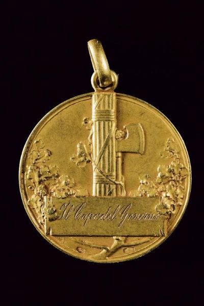 Medaglia d'oro  - Asta Medaglie, Decorazioni e Ordini - Associazione Nazionale - Case d'Asta italiane