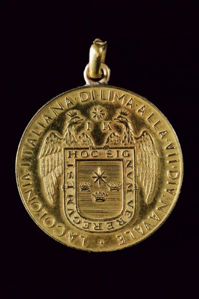 Medaglia d'oro  - Asta Medaglie, Decorazioni e Ordini - Associazione Nazionale - Case d'Asta italiane