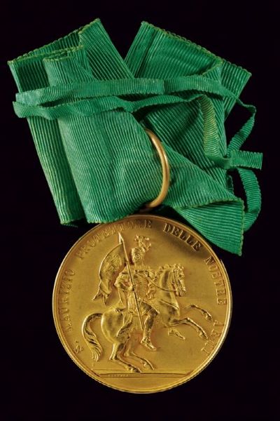 Medaglia Mauriziana per ufficiali generali  - Asta Medaglie, Decorazioni e Ordini - Associazione Nazionale - Case d'Asta italiane