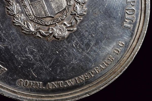 Medaglia Girolamo Napoleone (generale e principe di Vestfalia - 1822-1891) in argento  - Asta Medaglie, Decorazioni e Ordini - Associazione Nazionale - Case d'Asta italiane