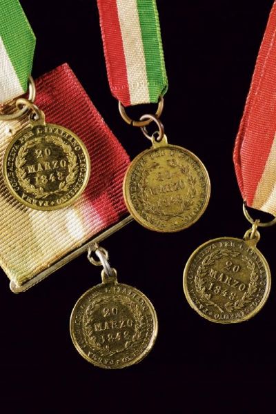 Lotto di quattro medaglie  - Asta Medaglie, Decorazioni e Ordini - Associazione Nazionale - Case d'Asta italiane