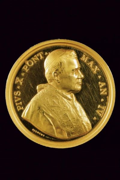 Medaglia Pio X (1904 - 1914)  - Asta Medaglie, Decorazioni e Ordini - Associazione Nazionale - Case d'Asta italiane