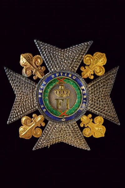 Reale ordine di Francesco I (1829 - 1860)  - Asta Medaglie, Decorazioni e Ordini - Associazione Nazionale - Case d'Asta italiane