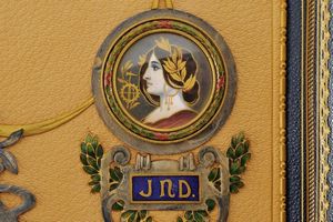 Bellissimo cofanetto contenente gli statuti dell'ordine della corona di ferro  - Asta Medaglie, Decorazioni e Ordini - Associazione Nazionale - Case d'Asta italiane