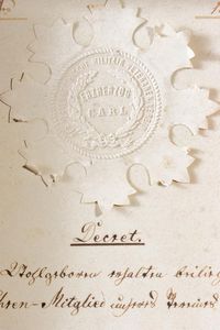 Raro distintivo da veterano  - Asta Medaglie, Decorazioni e Ordini - Associazione Nazionale - Case d'Asta italiane