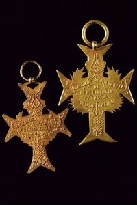 Due croci in oro  - Asta Medaglie, Decorazioni e Ordini - Associazione Nazionale - Case d'Asta italiane