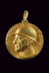 Medaglia d'oro  - Asta Medaglie, Decorazioni e Ordini - Associazione Nazionale - Case d'Asta italiane