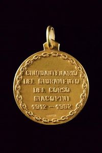 Medaglia d'oro  - Asta Medaglie, Decorazioni e Ordini - Associazione Nazionale - Case d'Asta italiane