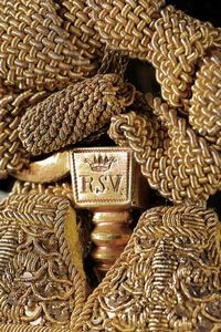 Chiave da Ciambellano con monogramma RSV  - Asta Medaglie, Decorazioni e Ordini - Associazione Nazionale - Case d'Asta italiane