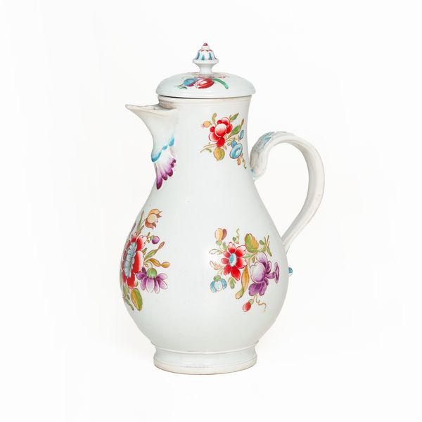 Caffettiera.<BR>Doccia, fine del XVIII o primi del XIX secolo.  - Asta Maioliche e Porcellane - Associazione Nazionale - Case d'Asta italiane