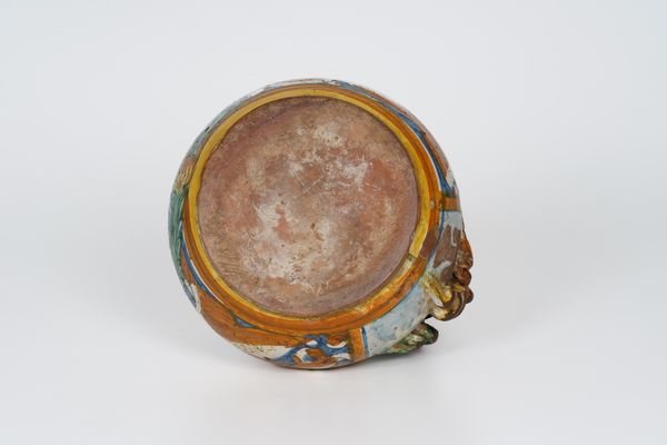 Boccale.<BR>Officina marchigiana (Pesaro ?), XVI-XVII secolo.<BR>  - Asta Maioliche e Porcellane - Associazione Nazionale - Case d'Asta italiane