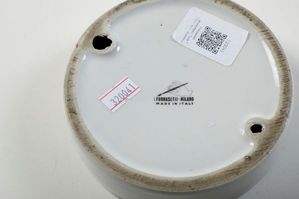 Svuotatasche Sole.<BR>Milano, Manifattura Fornasetti, 1950 circa.  - Asta Maioliche e Porcellane - Associazione Nazionale - Case d'Asta italiane