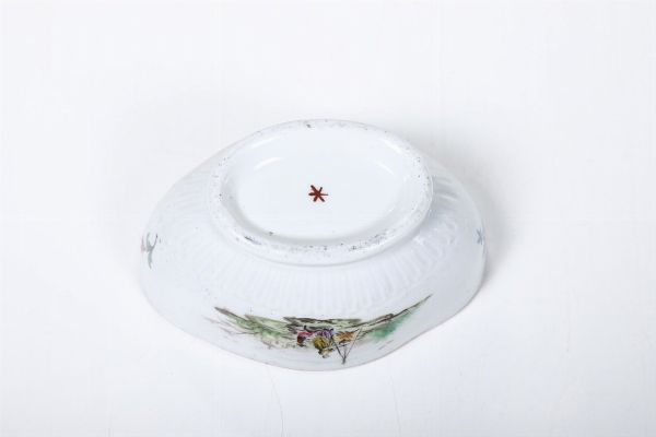 Zuccheriera.<BR>Nove, Manifattura Antonibon-Parolin, 1790-1800.<BR>  - Asta Maioliche e Porcellane - Associazione Nazionale - Case d'Asta italiane