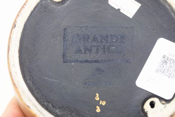 Svuotatasche Grande Antico.<BR>Milano, Manifattura Fornasetti, 1950 circa.  - Asta Maioliche e Porcellane - Associazione Nazionale - Case d'Asta italiane