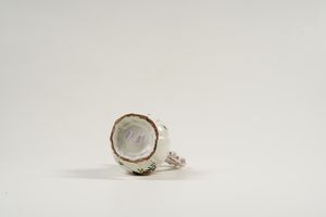 Caffettiera.<BR>Probabilmente Monte Milone (Pollenza), seconda met del XVIII secolo.  - Asta Maioliche e Porcellane - Associazione Nazionale - Case d'Asta italiane