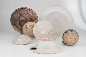 Sette diverse maioliche, XV-XX secolo.  - Asta Maioliche e Porcellane - Associazione Nazionale - Case d'Asta italiane