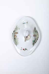 Zuccheriera.<BR>Nove, Manifattura Antonibon-Parolin, 1790-1800.<BR>  - Asta Maioliche e Porcellane - Associazione Nazionale - Case d'Asta italiane