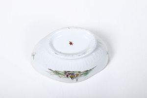 Zuccheriera.<BR>Nove, Manifattura Antonibon-Parolin, 1790-1800.<BR>  - Asta Maioliche e Porcellane - Associazione Nazionale - Case d'Asta italiane