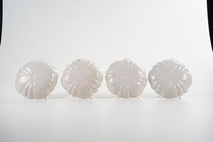 Quattro ciotole.<BR>Lodi, 1740-1750 circa.  - Asta Maioliche e Porcellane - Associazione Nazionale - Case d'Asta italiane