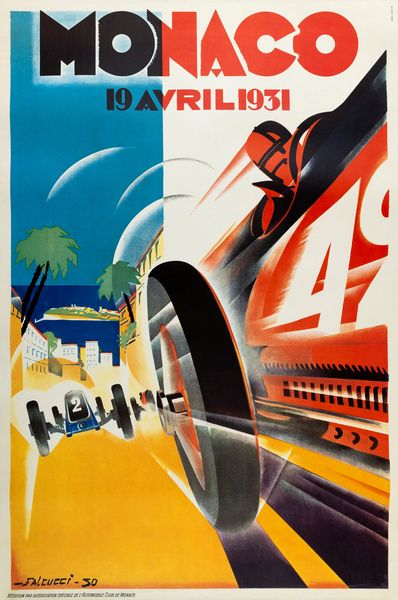 Robert Falcucci : Monaco Grand Prix  - Asta Manifesti d'Epoca e Collectible - Associazione Nazionale - Case d'Asta italiane