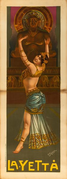 Fernard Garric : La Yetta  - Asta Manifesti d'Epoca e Collectible - Associazione Nazionale - Case d'Asta italiane