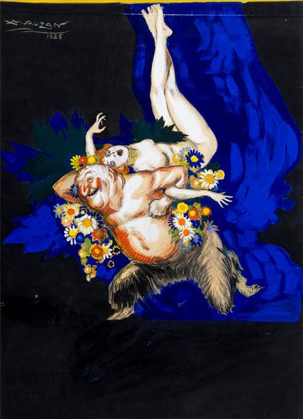 Achille Luciano Mauzan : Amadriade  - Asta Manifesti d'Epoca e Collectible - Associazione Nazionale - Case d'Asta italiane