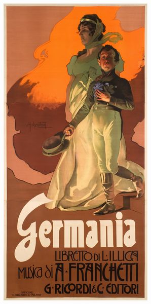 Adolf Hohenstein : Germania, di L. Illica - Musica di A. Franchetti  - Asta Manifesti d'Epoca e Collectible - Associazione Nazionale - Case d'Asta italiane