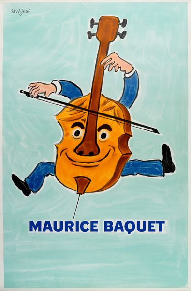 Raymond Savignac : Maurice Baquet  - Asta Manifesti d'Epoca e Collectible - Associazione Nazionale - Case d'Asta italiane