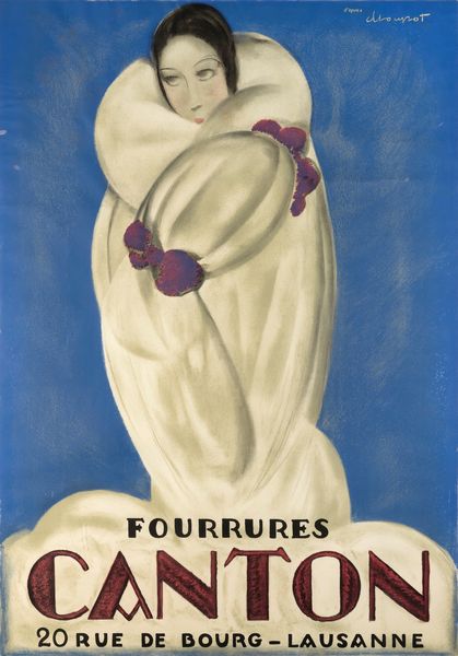Charles Loupot : Fourrures Canton, 20 Rue de Bourg - Lausanne  - Asta Manifesti d'Epoca e Collectible - Associazione Nazionale - Case d'Asta italiane