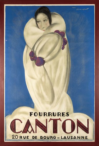 Charles Loupot : Fourrures Canton, 20 Rue de Bourg - Lausanne  - Asta Manifesti d'Epoca e Collectible - Associazione Nazionale - Case d'Asta italiane