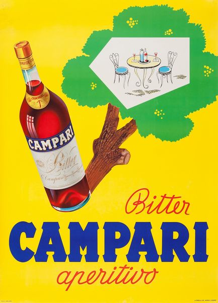 Rolli : Bitter Campari Aperitivo  - Asta Manifesti d'Epoca e Collectible - Associazione Nazionale - Case d'Asta italiane