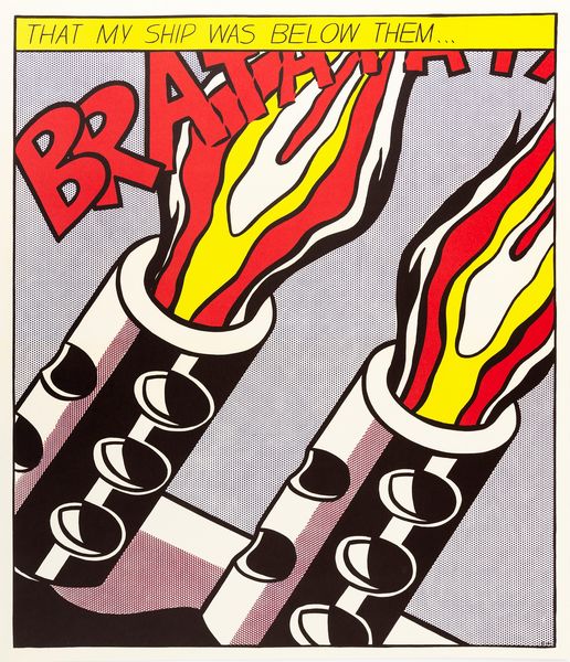 Roy Lichtenstein : As I Opened Fire  - Asta Manifesti d'Epoca e Collectible - Associazione Nazionale - Case d'Asta italiane