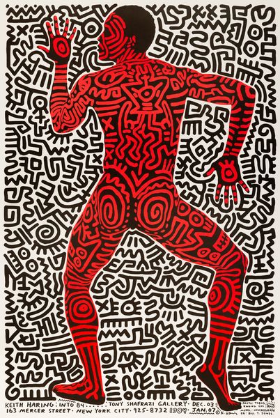 Keith Haring : Into 84  - Asta Manifesti d'Epoca e Collectible - Associazione Nazionale - Case d'Asta italiane