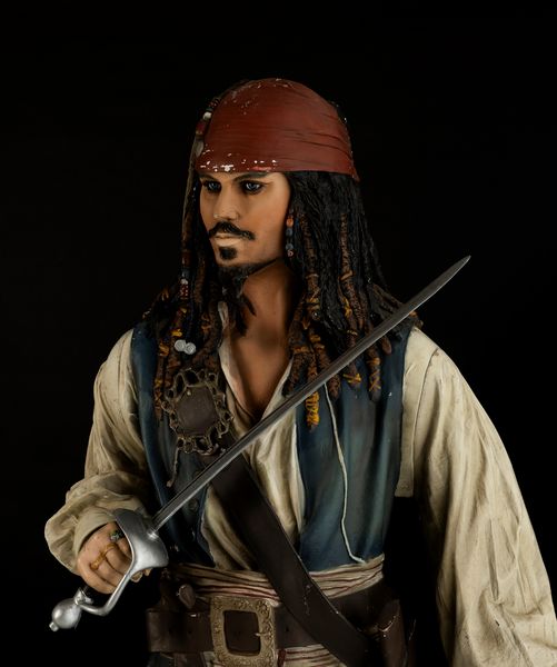Studio OxMox : Jack Sparrow - I Pirati dei Caraibi.  - Asta Manifesti d'Epoca e Collectible - Associazione Nazionale - Case d'Asta italiane