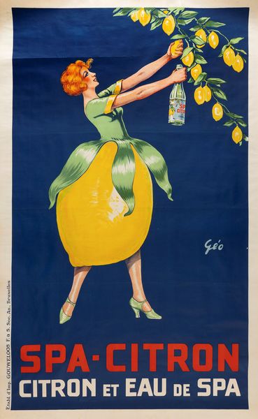 Georges François “ Gèo ” : Spa - Citron : acqua al limone  - Asta Manifesti d'Epoca e Collectible - Associazione Nazionale - Case d'Asta italiane