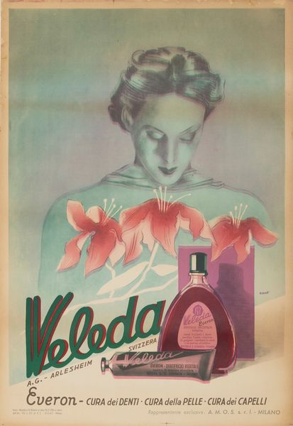 Xanti Schawinsky : Prodotti Veleda  - Asta Manifesti d'Epoca e Collectible - Associazione Nazionale - Case d'Asta italiane